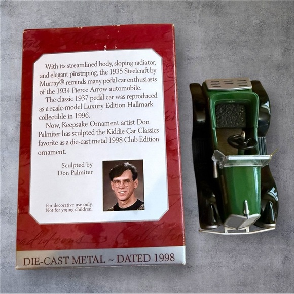 Hallmark Keepsake Ornament Collectors Club 1935 STEELCRAFT MURRAY Limited 1998 - Picture 2 of 6